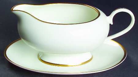 Masterpiece Gold Gravy Boat & Underplate