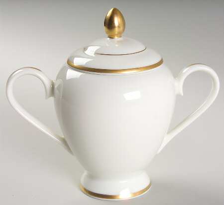 Masterpiece Gold Sugar Bowl & Lid