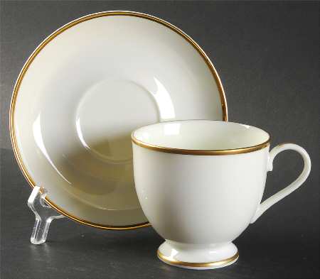 Masterpiece Gold Footed Cup & Saucer Set by Gorham