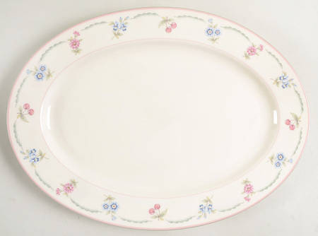 May Meadow 14" Oval Serving Platter