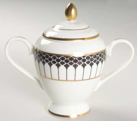 Marbury Black Sugar Bowl & Lid