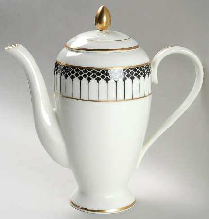 Marbury Black Coffee Pot & Lid