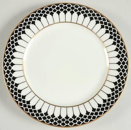 Marbury Black Bread & Butter Plate