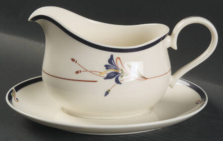 Melon Bud Gravy Boat & Underplate by Gorham
