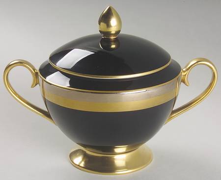 Midnight Contessa Sugar Bowl & Lid