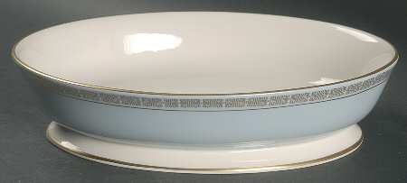 Ming Sky Blue 9" Oval Vegetable Bowl