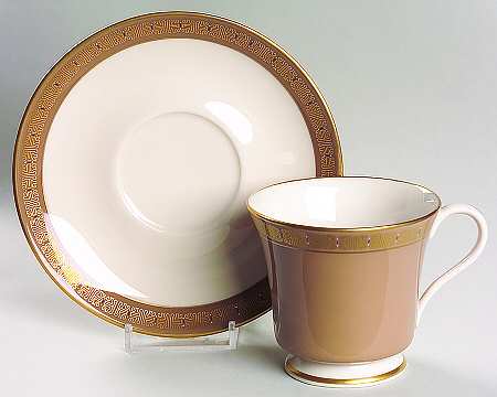 Ming Tan Footed Cup & Saucer Set