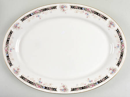 Nocturne 16" Oval Serving Platter