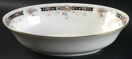 Nocturne 10" Oval Vegetable Bowl
