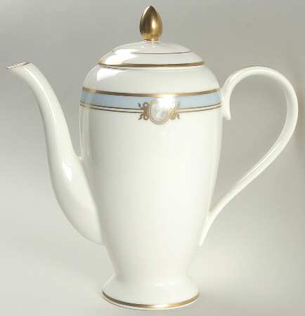 Pavia Blue Coffee Pot & Lid