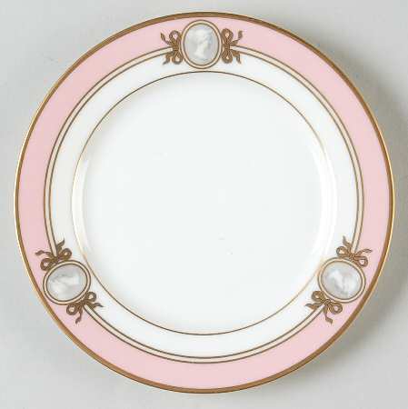 Pavia Pink Bread & Butter Plate