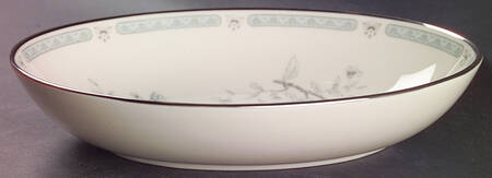 Peonies 9" Oval Vegetable Bowl by Gorham