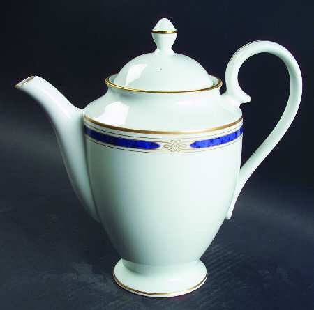 Regalia Court Lapis Coffee Pot & Lid