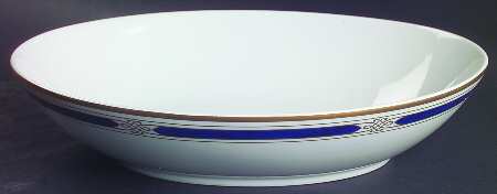Regalia Court Lapis 10" Oval Vegetable Bowl