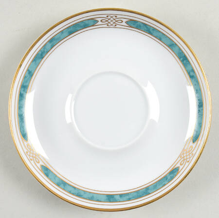 Regalia Court Teal Saucer