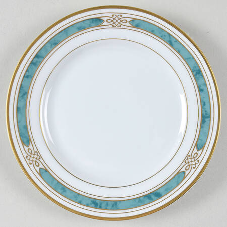 Regalia Court Teal Bread & Butter Plate
