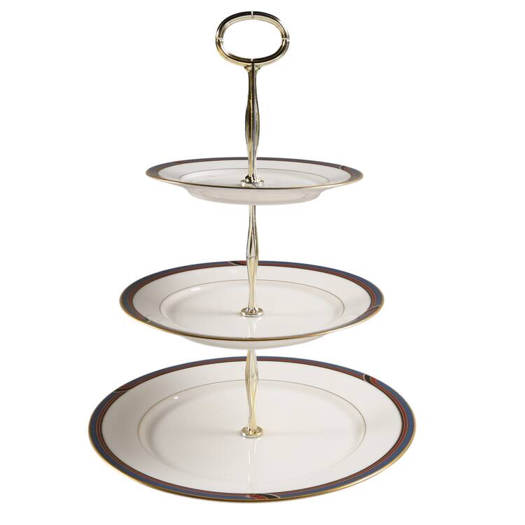 Regatta 13 7/8"-14 1/4" 3-Tiered Serving Tray(DP,SP,BB) HC