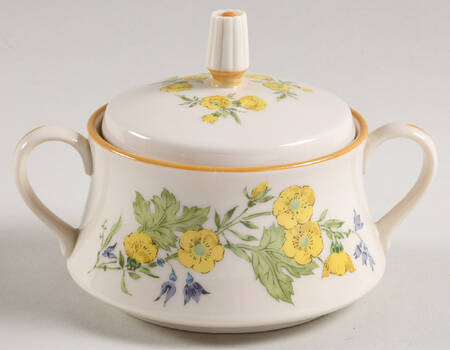 Royal Buttercup Sugar Bowl & Lid