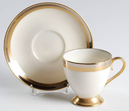 Royal Contessa Footed Demitasse Cup & Saucer Set