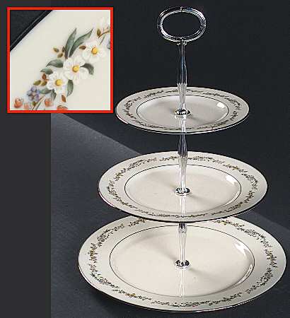 Rondelle 13 7/8"-14 1/4" 3-Tiered Serving Tray(DP,SP,BB) HC