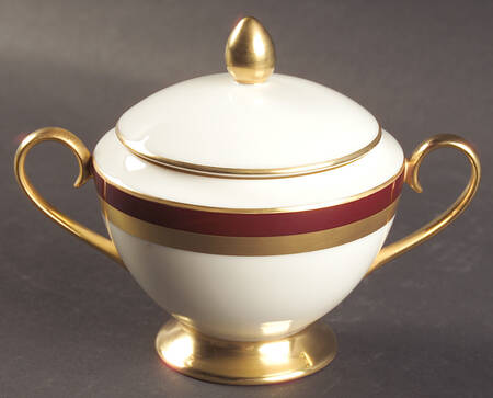 Ruby Contessa Sugar Bowl & Lid