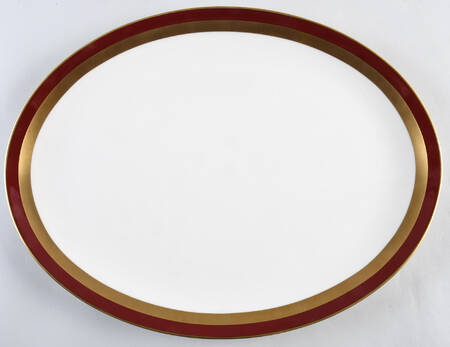 Ruby Contessa 16" Oval Serving Platter by Gorham