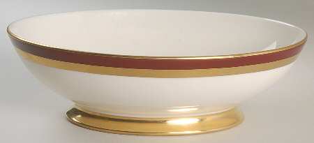 Ruby Contessa 10" Oval Vegetable Bowl