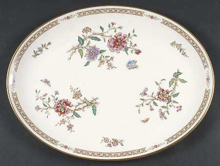 Secret Garden 13" Oval Serving Platter