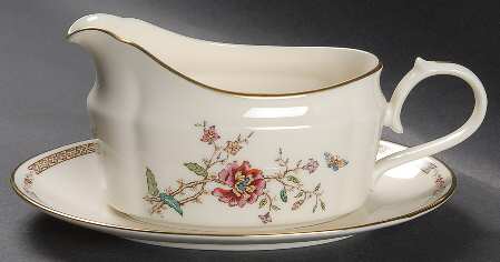 Secret Garden Gravy Boat & Underplate