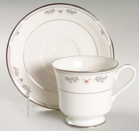 Serena Footed Cup & Saucer Set by Gorham