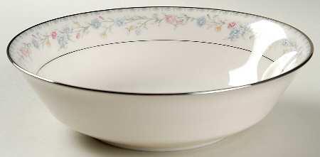 Snow Rose 8" Round Vegetable Bowl
