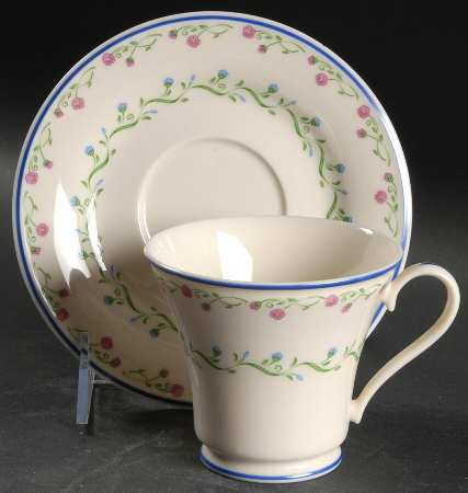 Southern Charm Footed Cup & Saucer Set