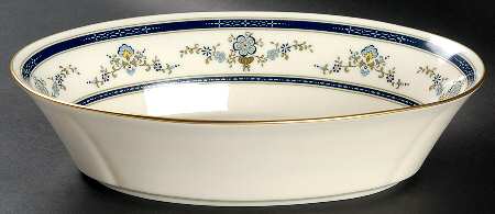 Spring Laurel 10" Oval Vegetable Bowl by Gorham