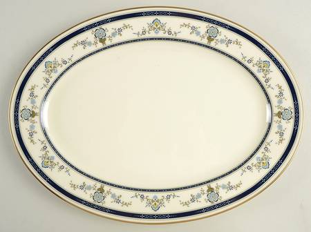 Spring Laurel 14" Oval Serving Platter by Gorham