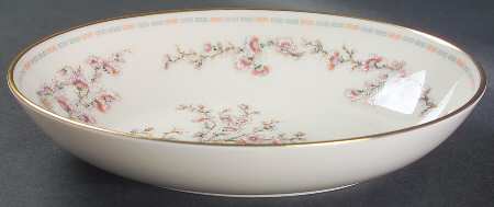 Spring Meadow 9" Oval Vegetable Bowl