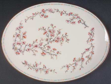 Spring Meadow 13" Oval Serving Platter