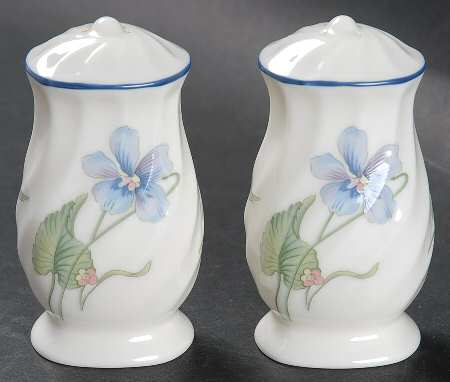 Sweet Violet Salt & Pepper Set by Gorham