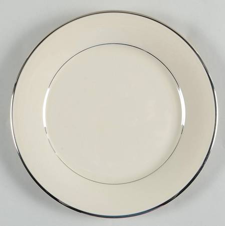 Theme (Narrow Platinum Rim) Salad Plate