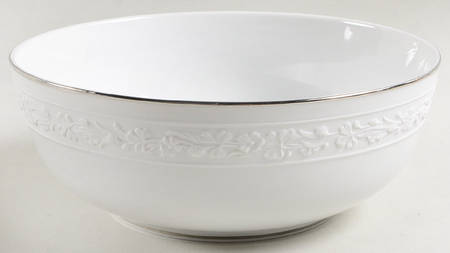 Thea (Platinum Trim) 8" Round Vegetable Bowl by Gorham