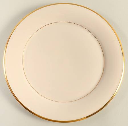 Theme (Narrow Gold Rim) Salad Plate