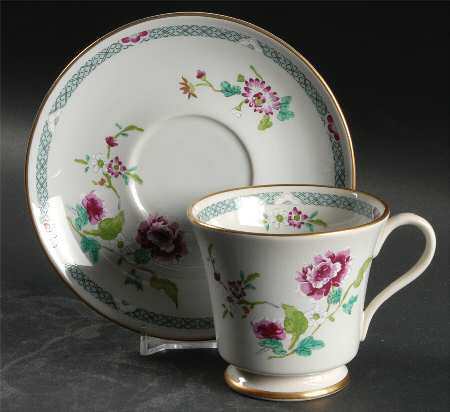 Town Garden Footed Cup & Saucer Set