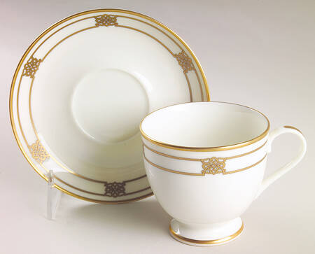 Triomphe Footed Cup & Saucer Set by Gorham