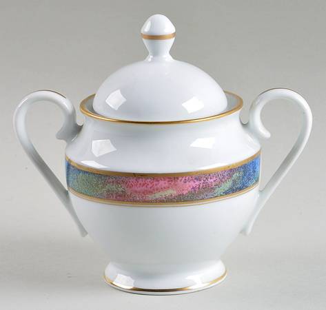 Vista Gold Sugar Bowl & Lid