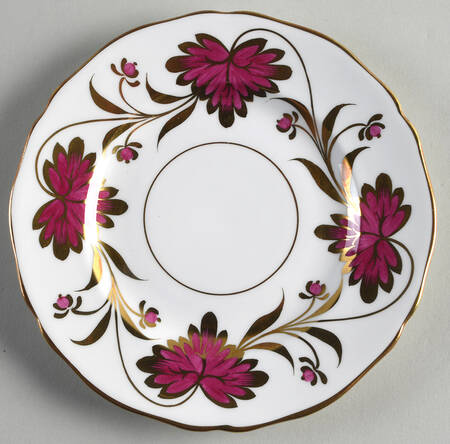 Culross Red Bread & Butter Plate