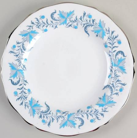 Debutante (Platinum Trim) Luncheon Plate