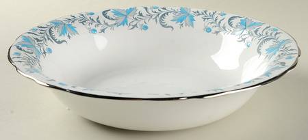 Debutante (Platinum Trim) 9" Round Vegetable Bowl