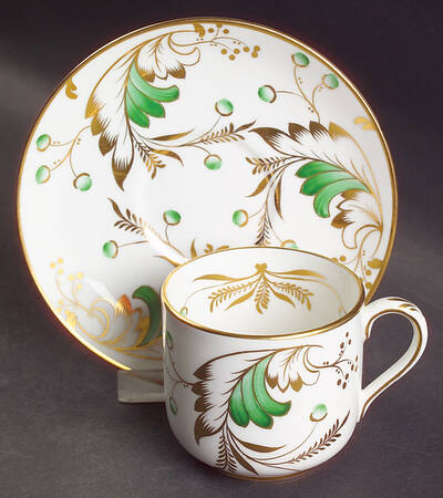 Emerald Flat Demitasse Cup & Saucer Set