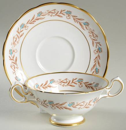 Heritage Footed Bouillon Cup & Saucer