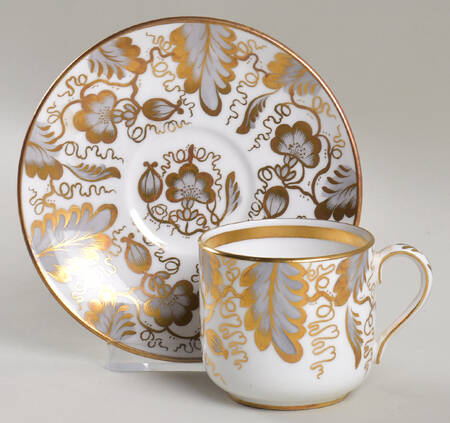 Inverness Flat Demitasse Cup & Saucer Set