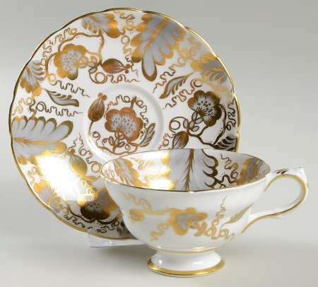 Inverness Footed Cup & Saucer Set